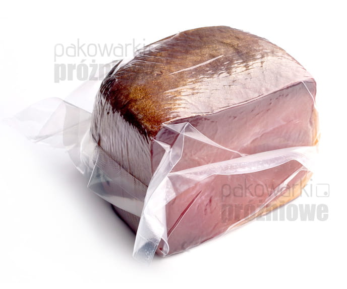 Szynka pakowana próżniowo w worek gładki 300x400mm