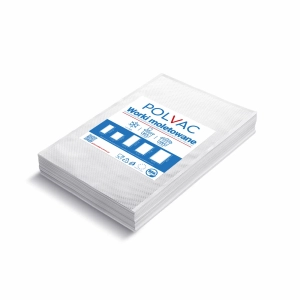 Worki moletowane do pakowarki próżniowej i Sous Vide 15x35cm 300 szt. Polvac