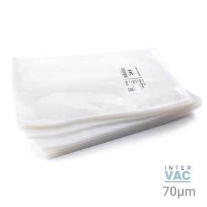 Worki Gładkie Do Pakowania Próżniowego 70µm Inter Vac 100x150mm 100szt